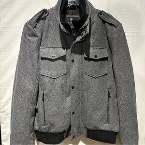 Guess Charcoal Military Jacket